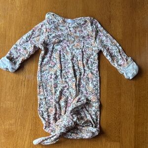 Angel Dear Floral Baby Outfit - Pink, Cream, Green